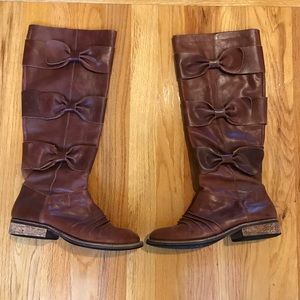 Lucky Penny Bowtied Beauties Boots - Anthropologie
